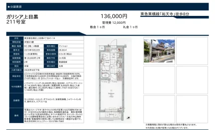 ガリシア上目黒 211号 0