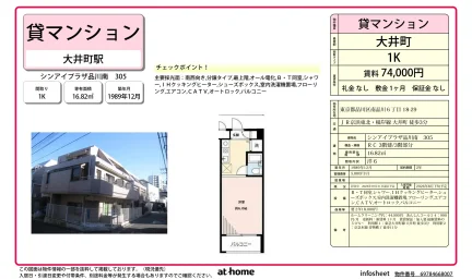 シンアイプラザ品川南305 305号 0