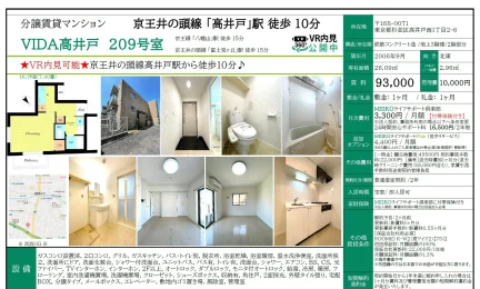 VIDA高井戸 209号 0
