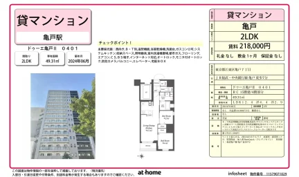 ドゥーエ亀戸Ⅱ 0