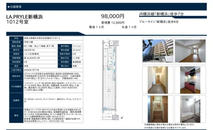 LA.PRYLE新横浜 1012号 0