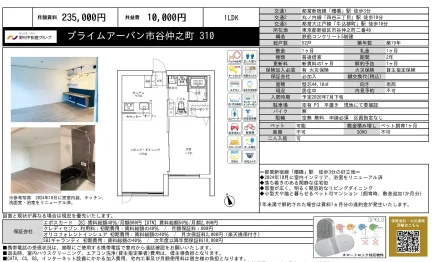 プライムアーバン市谷仲之町310 310号 0