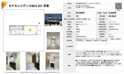 BPRレジデンス仙川 201号室 201号 0