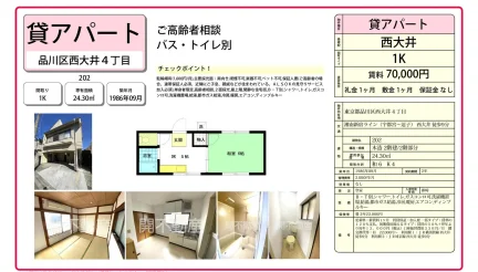 西大井 202号 0