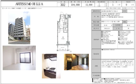 ARTESSI MD RILLIA 302号 0