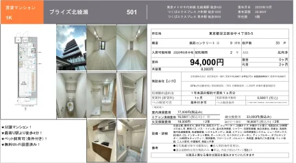 ブライズ北綾瀬 501 0