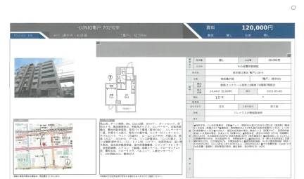 LUNIQ 亀戸702号室 702号 0