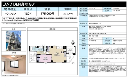 LAND DEN舟町801 801 0