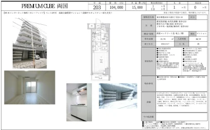 プレミアムキューブ両国 203号 0