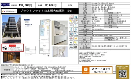 プラウドフラット日本橋大伝馬町 1001 0