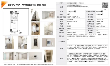 コンフォリア・リヴ根岸二丁目 0406号 0