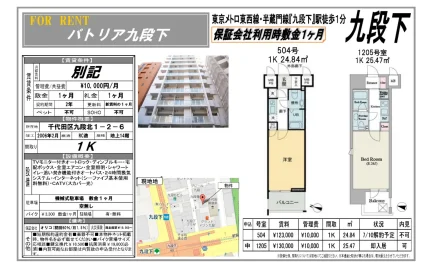 パトリア九段下 504号 0