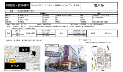 マックスバリューエクスプレス亀戸センタープラザ店2階 2階 0