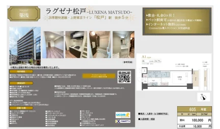 ラグゼナ松戸-LLOONA MATSUDO- 605号 0