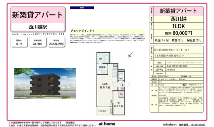 Brand New 1LDK Condo in Imanari 0