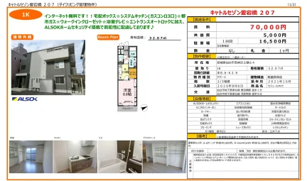 キャトルセゾン愛宕橋 207 207号 0