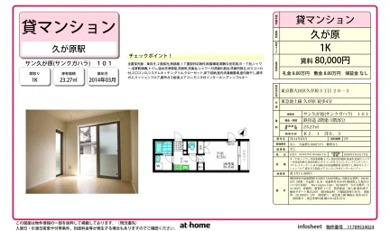 サン久が原 101号 0