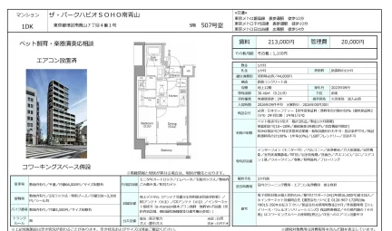 ザ・パークハビオSOHO 南青山 507号 0