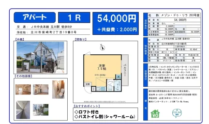 メゾン・ドゥ・リラ 203号 0