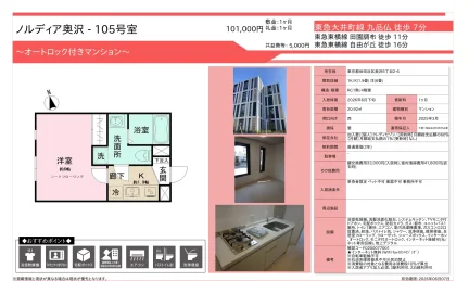 ノルディア奥沢 105号 0