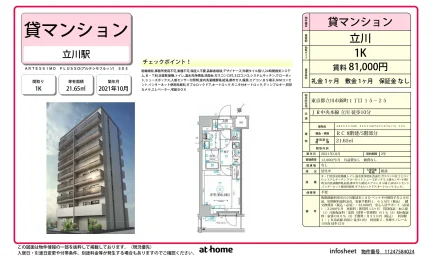 Modern Studio Condo in Nishikicho 0