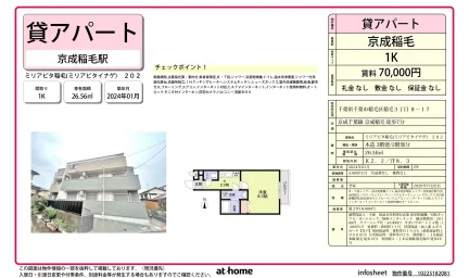 ミリアピタ稲毛 202 202号 0