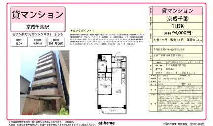 セザン新町 206 0