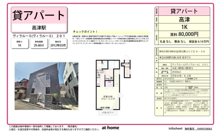 ヴィラルーエ 201号 0