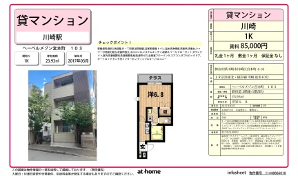ヘーベルメゾン宮本町 103 103号 0