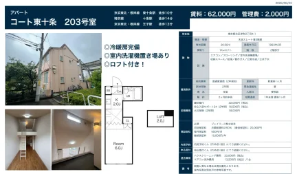 コート東十条 203号 0
