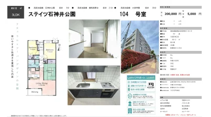 ステイツ石神井公園 104号 0