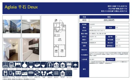Aglaia 千石 Deux 403号 0