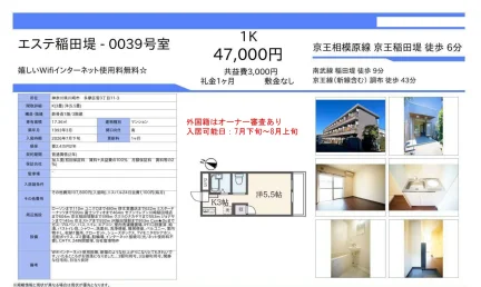 エステ稲田堤 0039号 0