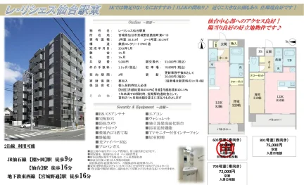 レ・リシェス仙台駅東 703号 0