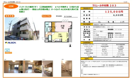ラリュール中村南 203号 0