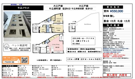 牛込フラット 0