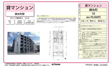 ガリシア錦糸町Ⅱ 0