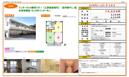 ハイツストーンリーク 203号 0