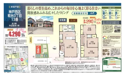 兵庫県神戸市西区糀台３丁目 新築戸建 0