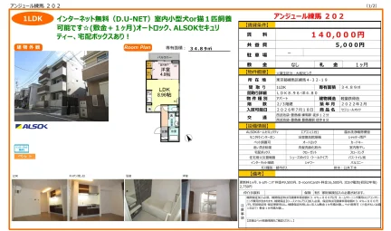 アンジュール練馬 202 202号 0