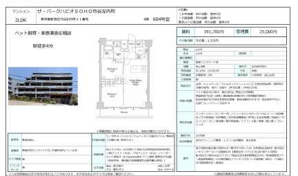 ザ・パークハビオ SOHO 市谷左内町 604号 0