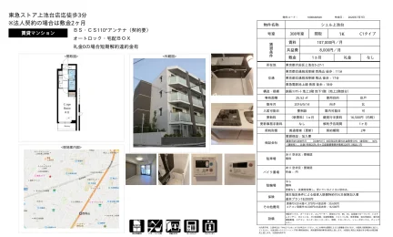 シェル上池台 308号 0