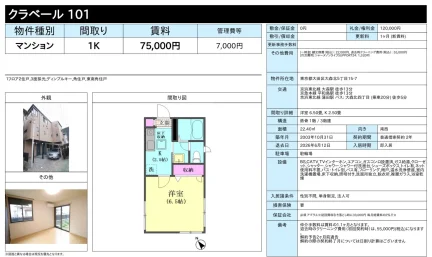 クラベール 101 101号 0