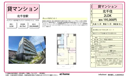 フレアコート北千住 404号 0