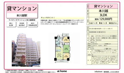 ライオンズマンション本川越駅前 0