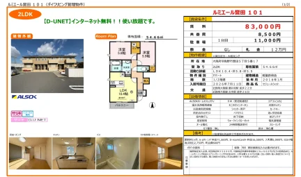 ルミエール誉田101 101号 0