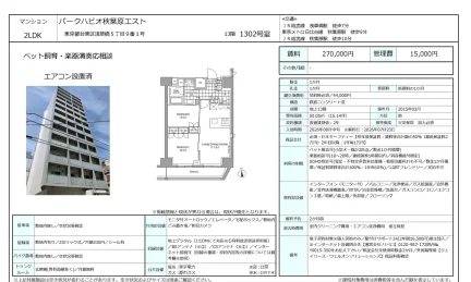 パークハビオ秋葉原エスト 1302号 0