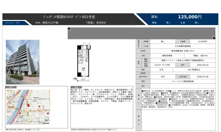 ジェノヴィア両国IVスカイガーデン 601号 0