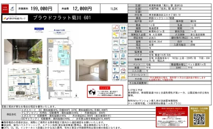 プラウドフラット菊川 601 601 0