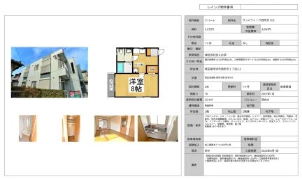 サンパティーク西所沢 202 202号 0